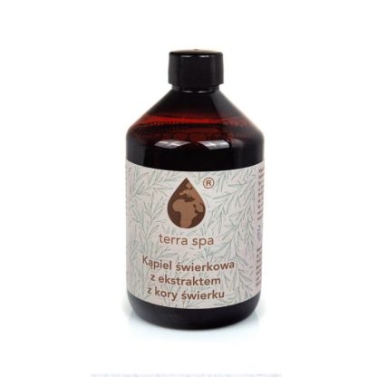 Kąpiel z ekstraktem z kory świerku terra spa